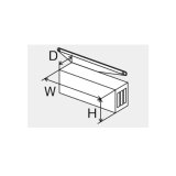 画像: パーパス　HY-4569　ガス給湯器 部材 排気横出しカバー [◎]