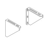 画像: ガス給湯器 部材 リンナイ　ROP-6031-UW　壁取付台S [⇔]