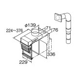 画像: ガス給湯器 部材 リンナイ　HL-CTA2　チャンバートップ [≦]