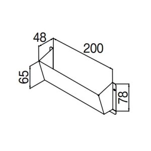 ガス給湯器 部材 リンナイ HL-AAD4 厚壁アダプタ [≦] - まいどDIY