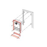 画像: パロマ 【KAPHT-7】 (54093) 給湯器部材 扉内設置 給湯器 取替部材