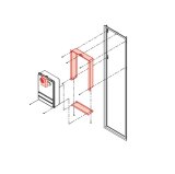 画像: パロマ 【KAPHT-9】 (54099) 給湯器部材 扉内設置 給湯器 取替部材