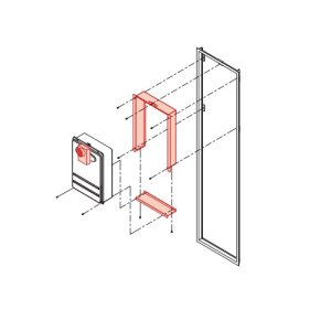 画像: パロマ 【KAPHT-9】 (54099) 給湯器部材 扉内設置 給湯器 取替部材