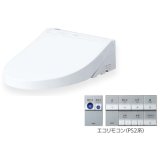 画像: TOTO　TCF5534AH　ウォシュレット 便座 温水洗浄便座 ウォシュレットPS 音姫付 オート便器洗浄タイプ エコリモコン PS2A 便ふたあり