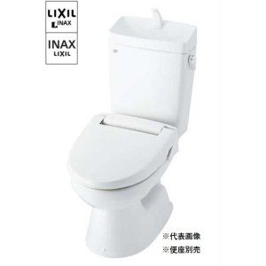 画像: INAX/LIXIL　【BC-110STU+DT-5800BL】 一般洋風便器(BL認定品) 便座別売 ハイパーキラミック 床排水(Sトラップ) 手洗付 一般地 [♪]