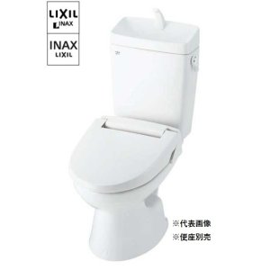 画像: INAX/LIXIL　【BC-110PTU+DT-5800BL】 一般洋風便器(BL認定品) 便座別売 ハイパーキラミック 床上排水(Pトラップ) 手洗付 一般地 [♪]