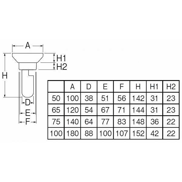 画像2: 水栓金具 三栄水栓　H514-65　排水用品 防虫排水トラップ (2)