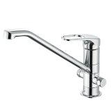 画像: 水栓金具 三栄水栓　K87112ETJV-13　ワンホールシングルレバー式 シングルワンホール分岐混合栓 キッチン用