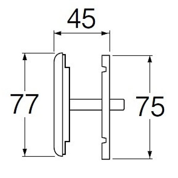 画像2: 水栓金具 三栄水栓　PR722　配管用品 ステンレスバス内締化粧蓋 バスルーム用 (2)