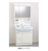 画像: クリナップ 【M-753CHVH + BTSL752VHJTS】 BTSシリーズ 間口75cm ミラーキャビネット(3面鏡・くもり止めヒーター付)+洗面化粧台引出しタイプ  [♪△]