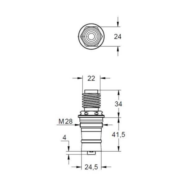 画像2: グローエ　47426000　パーツ ワックスサーモスタット サイズ1/2”用 [■] (2)