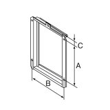 画像: リンナイ 【UOP-5030-2-TM 24-5255】 扉内設置用取付BOX 509×308×42 350 ガス給湯器部材 [■]