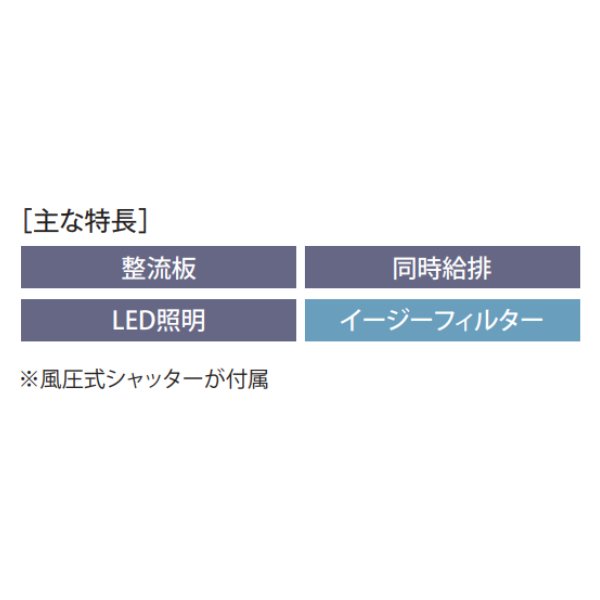 画像2: 富士工業　ASR-3A-7527VL BK　換気扇 台所 レンジフード 間口 750mm 排気方向左側 ブラック (給気前幕板付属) [♪§] (2)