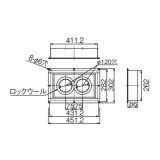 画像: リンナイ【FFT-DKC-10A 24-6336】φ100KP部材 φ断熱化粧カバー 100給排気筒トップ ガス給湯暖房 部材