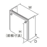 画像: リンナイ【UX-T101(K3)UW-650 26-6227】配管カバー ガス給湯暖房 部材