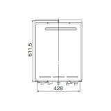 画像: リンナイ【ROP-A612X428-UW 24-1743】給湯オプション ユーロホワイト ガス給湯器 部材