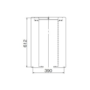 リンナイ【UX-BSWS-UW 24-1734】防振壁掛金具 ユーロホワイト用 ガス