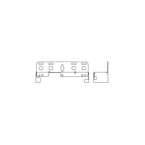 ガス給湯器 部材 リンナイ UX-BSWS-A-UW 防振壁掛金具 [□] - まいどDIY