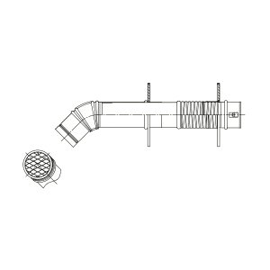 パロマ 【DFC-WC-WSA】 ファンコンベクター部材 温水コンセント壁貫通タイプ - まいどDIY