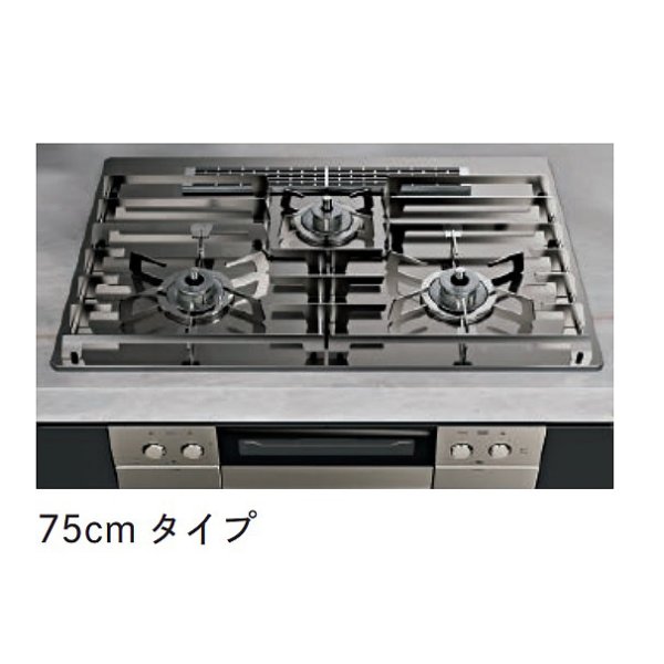 画像2: ノーリツ DP0171 ストーブグレイツ STOVE GRATES 全面ごとく 75cm用 ビルトインコンロ部材 (2)