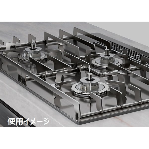 画像1: ノーリツ DP0170 ストーブグレイツ STOVE GRATES 全面ごとく 60cm用 ビルトインコンロ部材 (1)