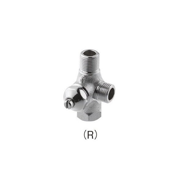 画像1: 水栓金具 三栄水栓　B4131DN-R-13　D式分岐バルブ 共用形 右仕様 (1)