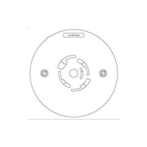 画像: 住宅用火災警報器 パナソニック　SH5910　ガス当番都市ガス用ベース DC24V ミルキーホワイト [∽]