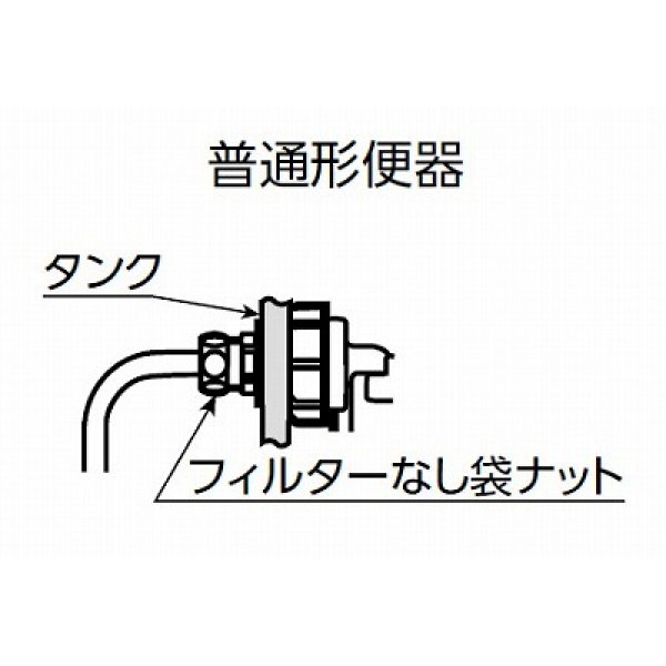 画像2: トイレ関連 TOTO　THYS2A　大便器用セット器具 補修用横形ロータンクボールタップ [■] (2)