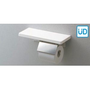 画像: TOTO　YH402FMR　棚付紙巻器 鏡面タイプ メタル製(棚：木質性) [■]