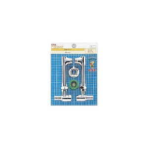 水栓部材 KVK Z538W 延長ソケット150mm ソケット側ナット ストレーナ 流量調節止水弁付 寒冷地用 - まいどDIY