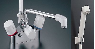 水栓金具 INAX/LIXIL BF-M616H シャワーバス水栓 デッキタイプ ２