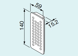 画像1: ガス給湯器 部材 リンナイ　DSR-04　浴室テレビ取替専用オプション 外部機器操作用リモコン [≦] (1)