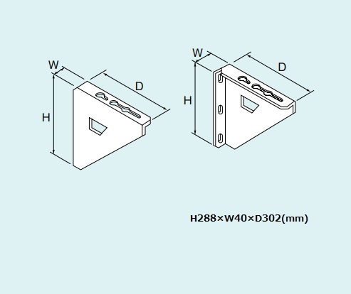 ガス給湯器 部材リンナイ ROP-6031-SS 壁取付台 [□] - まいどDIY