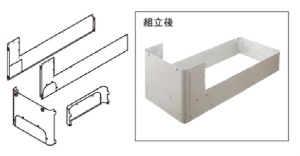 パナソニック AD-HEZ37WG-C エコキュート部材 脚部化粧カバー