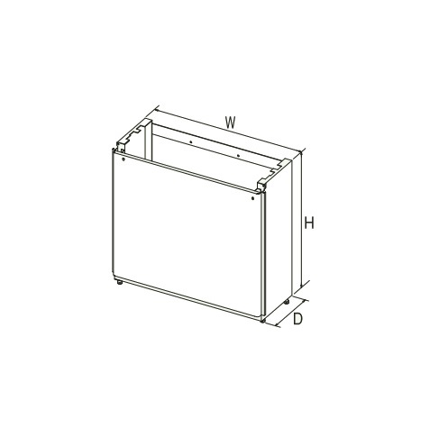 画像1: パロマ 【SDFA-8 600L】 (52607) 給湯器部材 オプション部品 据置台 (1)