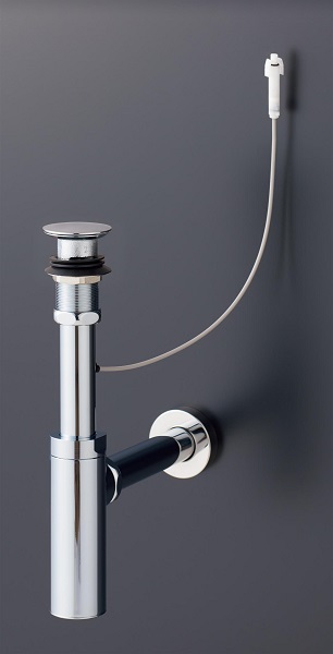 TOTO 水栓金具 TLDP1202J 床排水金具 ボトルトラップ32mm ワンプッシュ式ヘアキャッチャー付き 壁排水 [□] - まいどDIY