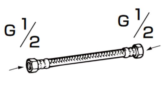 INAX/LIXIL CWA-24D シャワートイレ用付属部品 ロ―タンクフレキホース