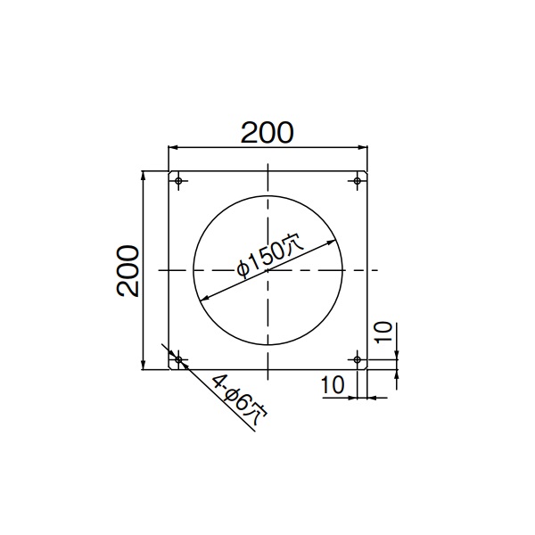 画像1: リンナイ 【PST-KC-15-20×20 24-1003】 PS前扉化粧板 φ100 Tタイプ ガス給湯器部材 [≦] (1)