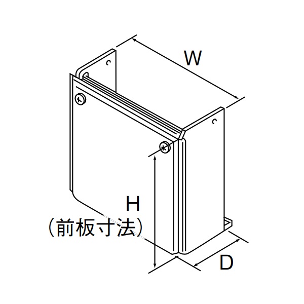 画像1: リンナイ 【WOP-L101(K)UW 23-3442】 配管カバー 402×250×225 ガス給湯器部材 [≦] (1)