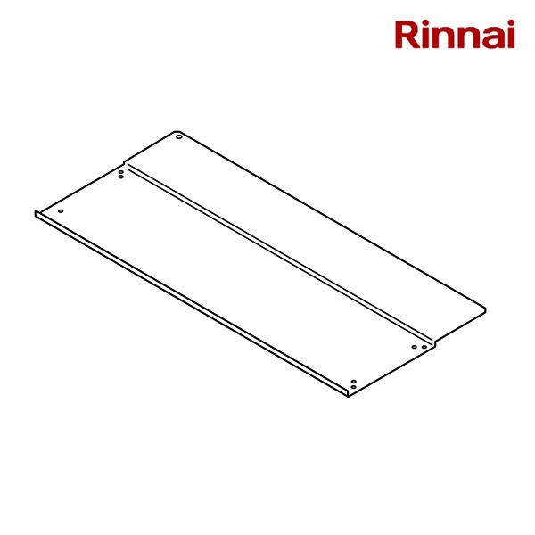 画像1: リンナイ【ROP-E105UW 26-1658】配管カバー底板 ガス給湯器 部材 [■] (1)