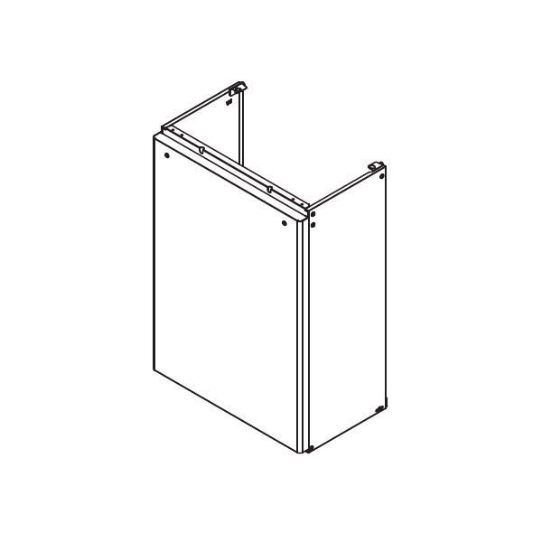 画像1: リンナイ 【WOP-N101(K)UW-650 23-2195】 配管カバー 業務用ガス給湯器 部材 (1)