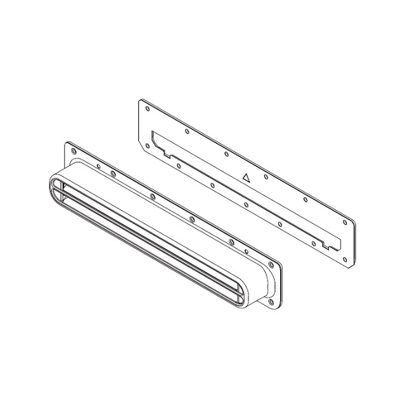 画像1: リンナイ 【WOP-N306 23-2179】 防風排気口 業務用ガス給湯器 部材 (1)