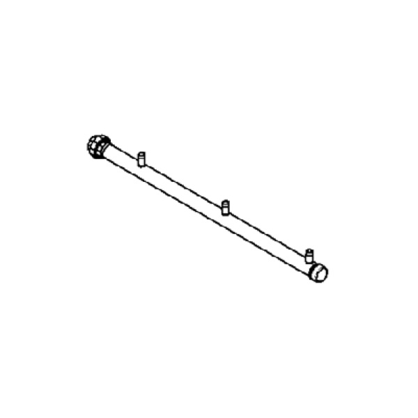 画像1: リンナイ 【UOP-SE50GHS-3SR50A 23-5753】 ガス配管セット3SR50 全長1280mm 業務用ガス給湯器 部材 (1)