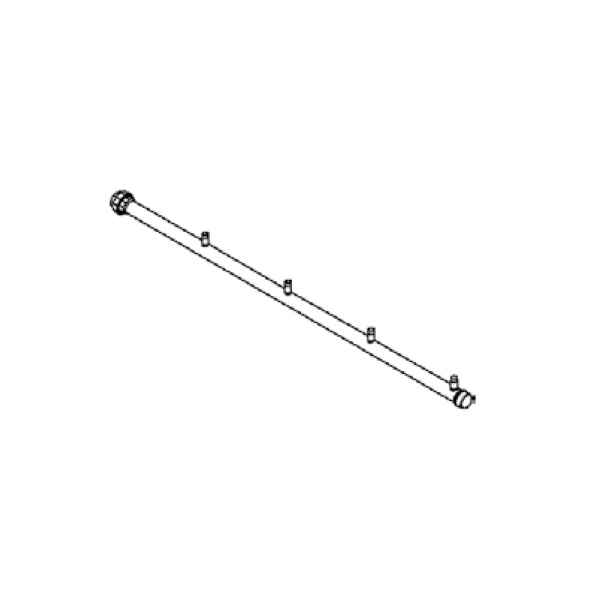 画像1: リンナイ 【UOP-SE50GHS-4S50A 23-5737】 ガス配管セット4S50 全長2011mm 業務用ガス給湯器 部材 [♪] (1)