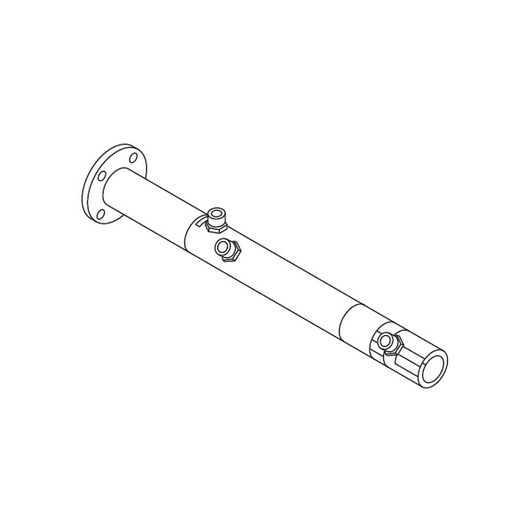 画像1: リンナイ 【UOP-SE50MHS-2S50 23-0565】 水湯配管セット2S50 全長849mm 業務用ガス給湯器 部材 (1)