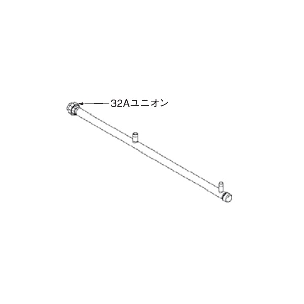 画像1: リンナイ 【UOP-E50GHS-2S32(A) 23-5842】 ガス配管セット2S32 全長1267mm 業務用ガス給湯器 部材 (1)