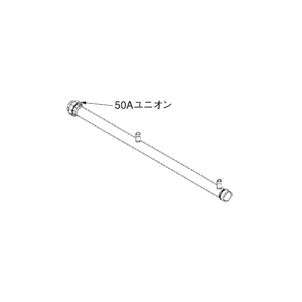 画像1: リンナイ 【UOP-E50GHS-2S50(A) 23-5877】 ガス配管セット2S50 全長1315mm 業務用ガス給湯器 部材 (1)