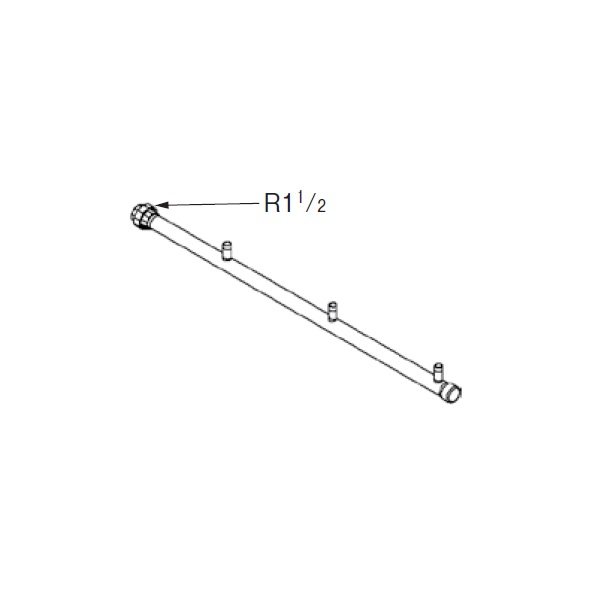 画像1: リンナイ 【UOP-E32GHS-S3-40(B) 23-5982】 ガス配管セットS3 業務用ガス給湯器 部材 (1)