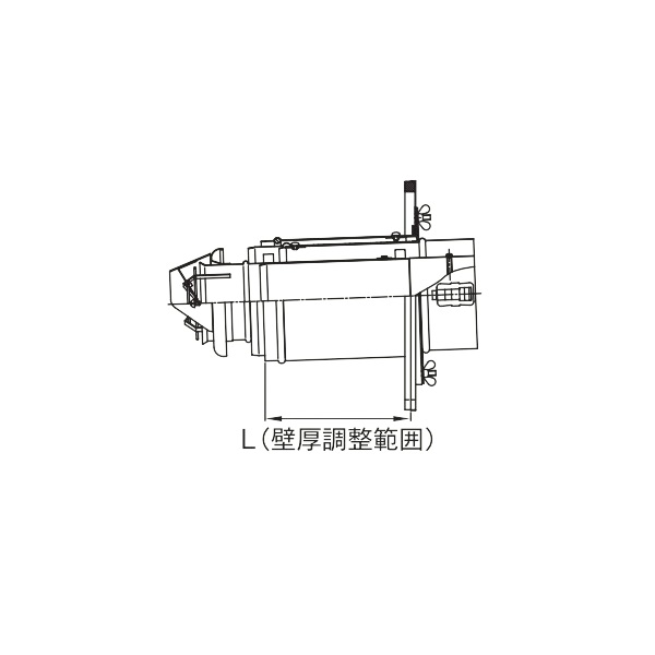 画像1: パロマ TFW-110×75C-200U 給湯器部材 ウォールトップ 室内よりトップ取付タイプ 上方給排気タイプ (1)