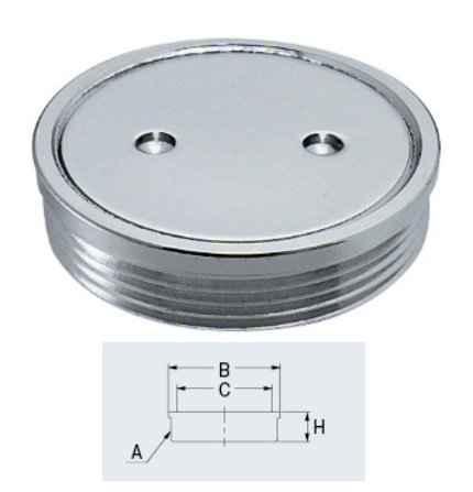 水栓金具 カクダイ 4402-200 外ネジ掃除口 [□] - まいどDIY